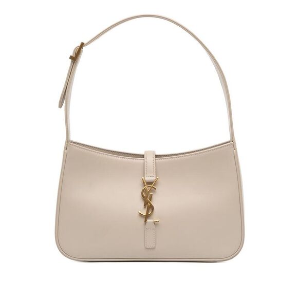 saint laurent Handbags - Pre Loved saint laurent Leather Shoulder Bag Women White